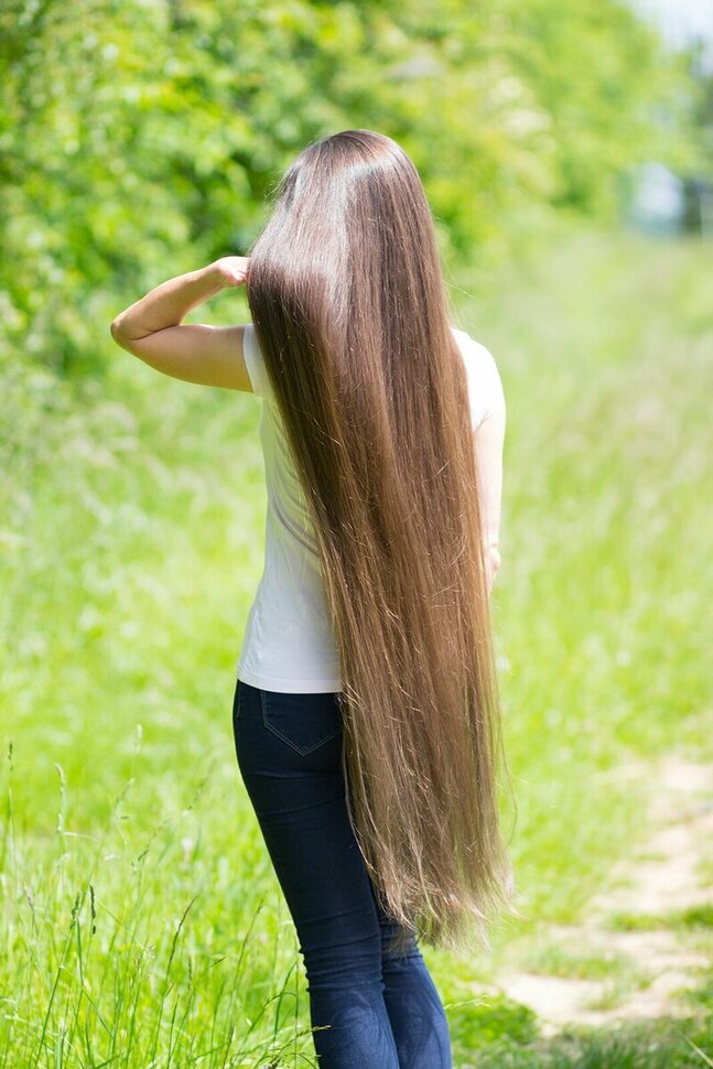 Длинные роскошные волосы
