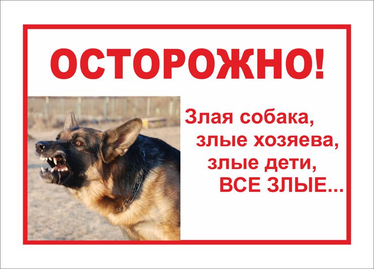 Осторожно животные Осторожно животные
