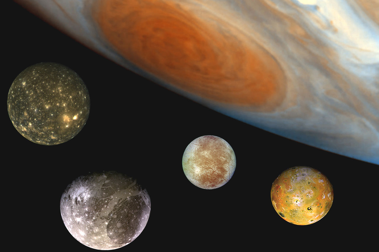 Спутники Юпитера 2022