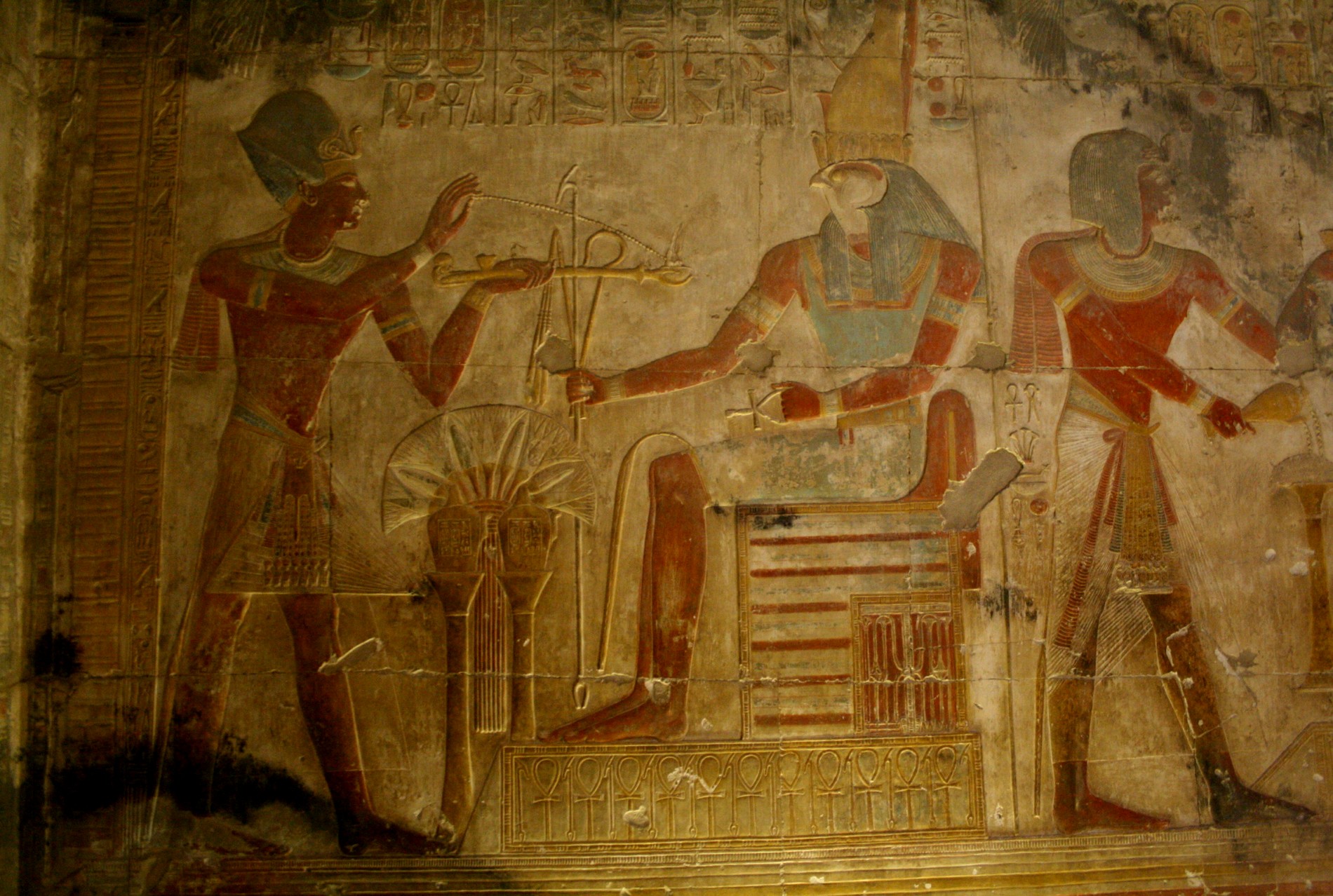 Фреска гробницы древнего Египта