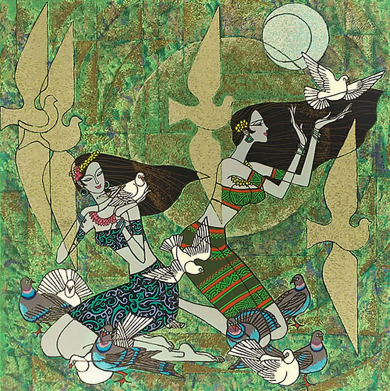 Фото Дикий голубь. Горлица