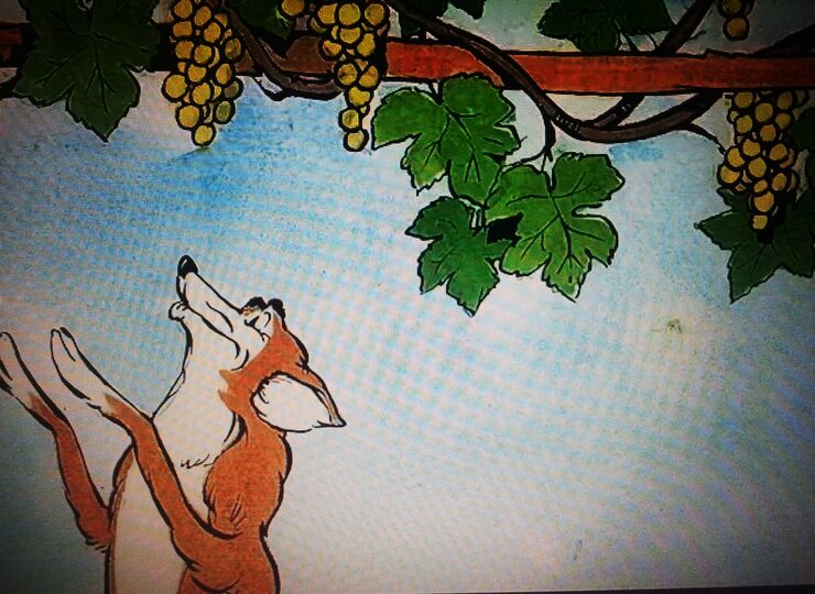 Фото Лисица и виноград