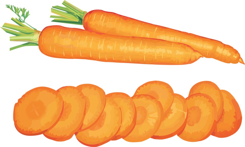 Морковь и оладьи