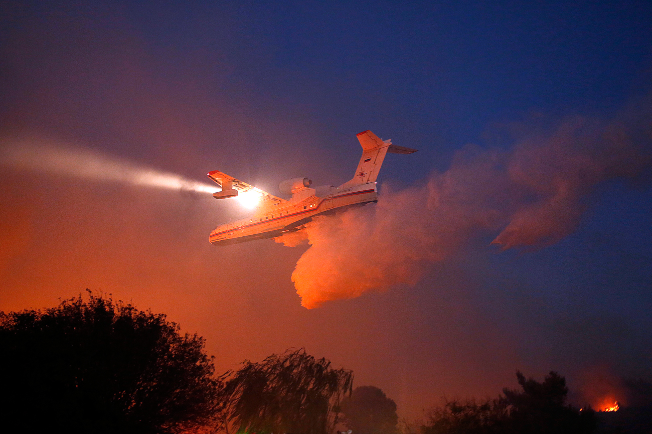 пожарный самолет картинки