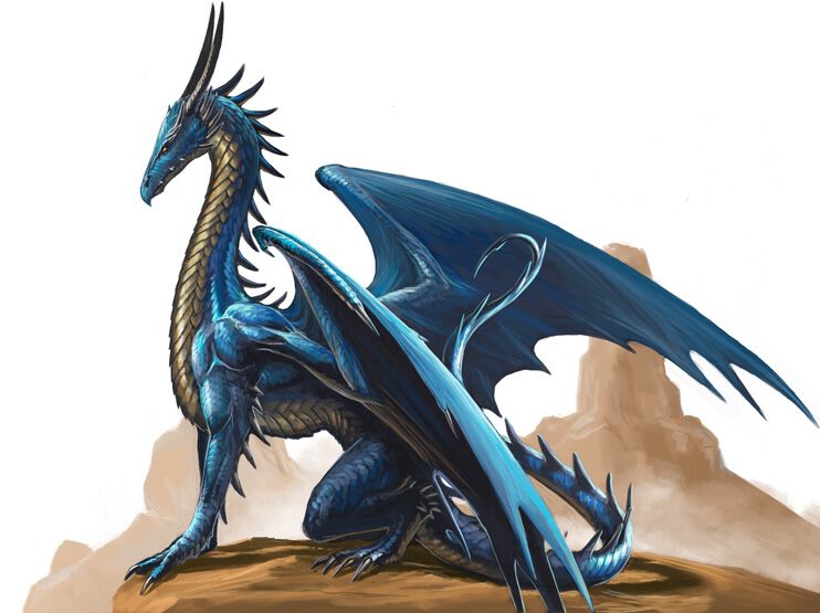 Рождение синего дракона