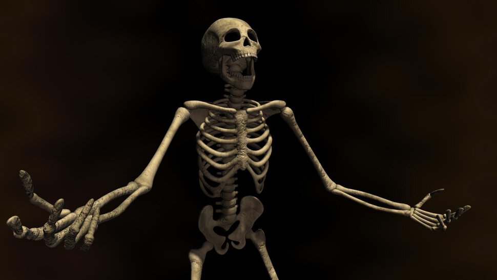 Хоронить кости скелет уже умершего дедушки