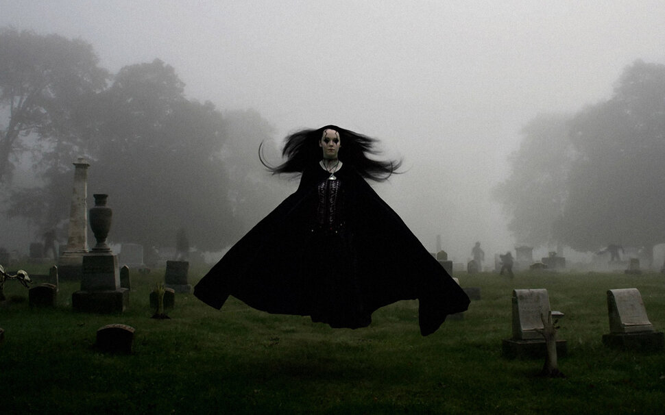 Ведьма, кладбище
