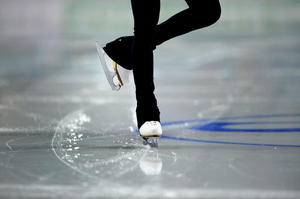 Катание на коньках по льду