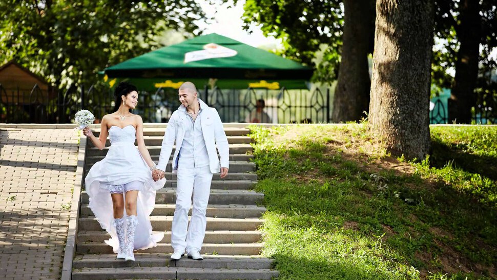 Своя свадьба, белое платье