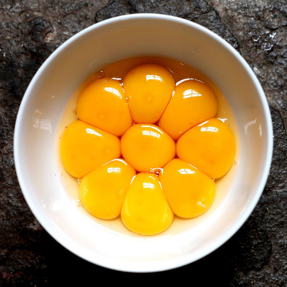 Желтки куриного яйца