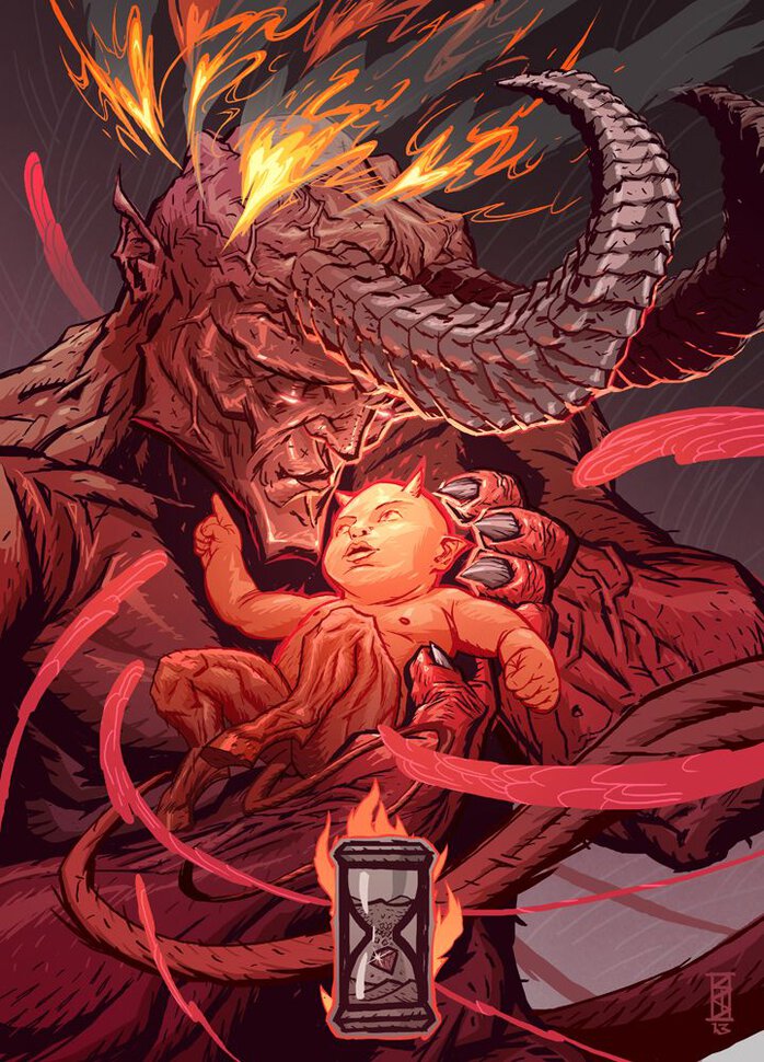 Рождение детей от ДьяволаСатаны
