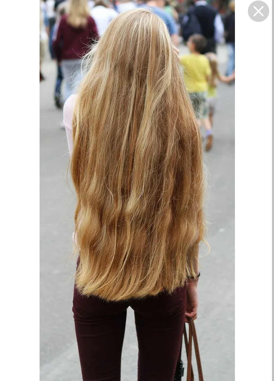 длинные светлые волосы фото сзади