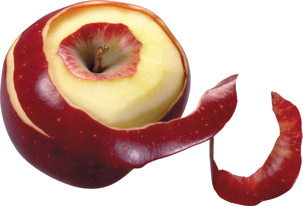 Гадание на кожуре яблока