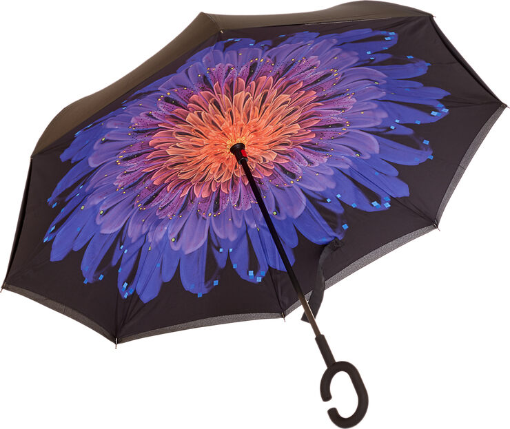 Зонтик раскрылся. Женский зонт. Зонт трость. Готический зонт. Раскрытый зонт.