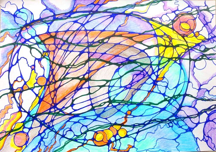 Под с рисунком