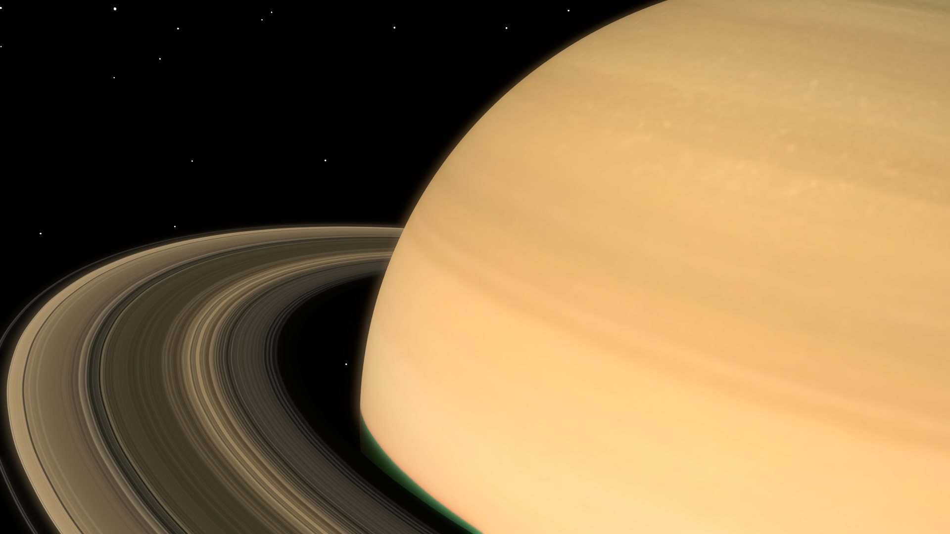 Кольца на сатурне