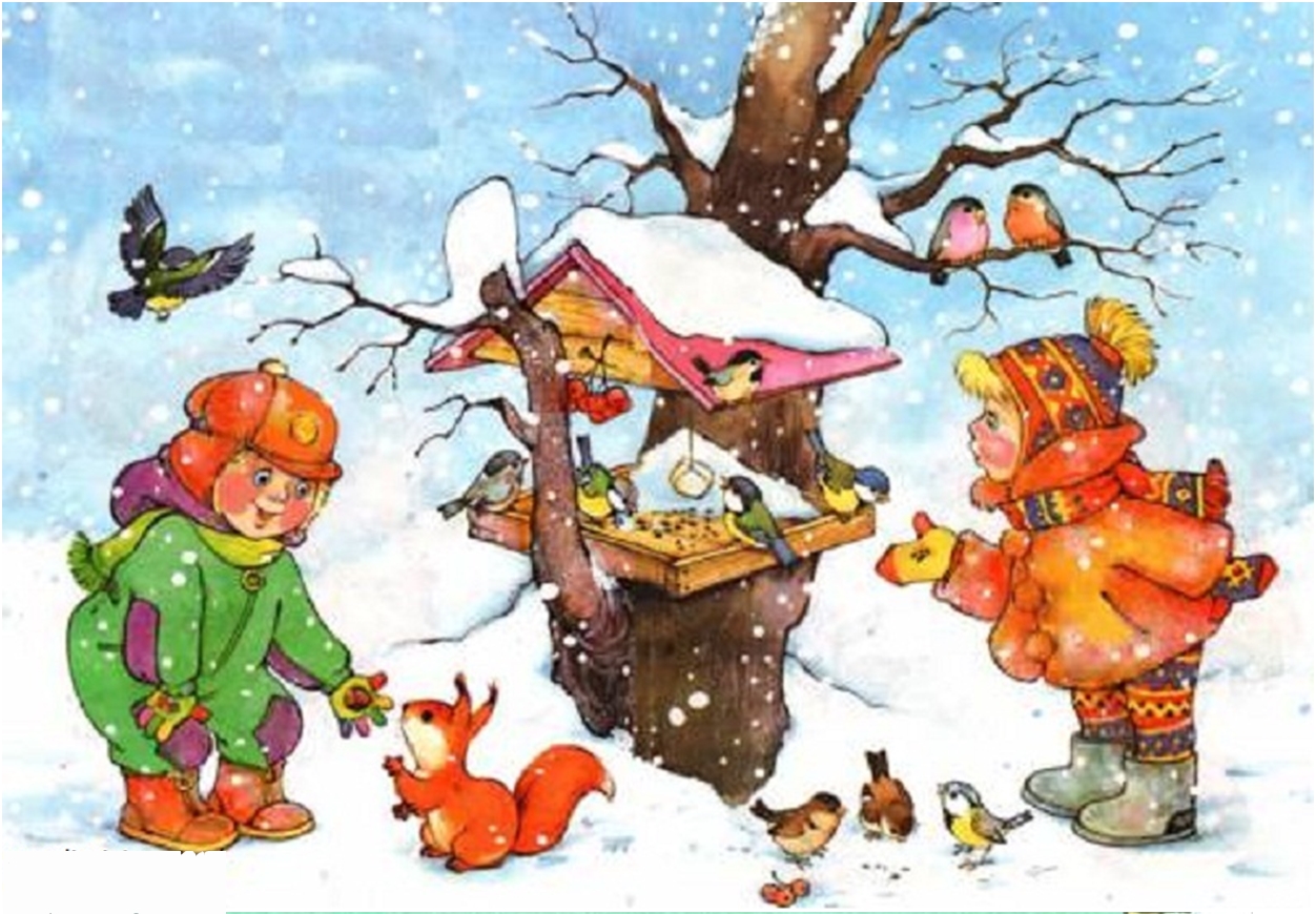 Зима картинки для детского сада
