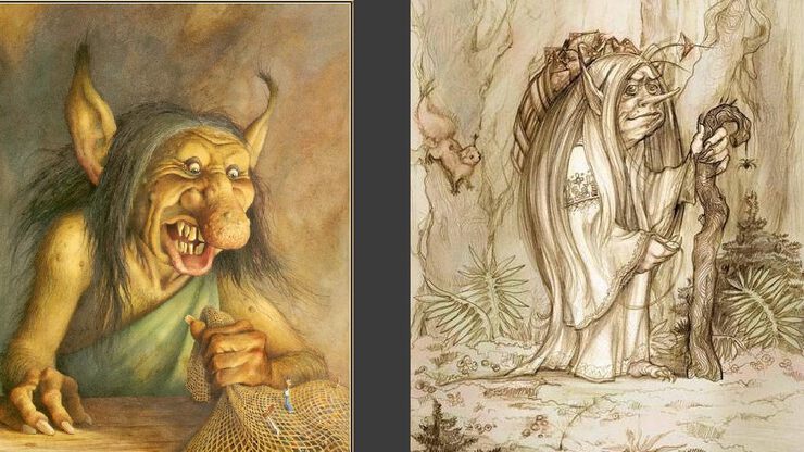 Кикимора - нечистый женский дух