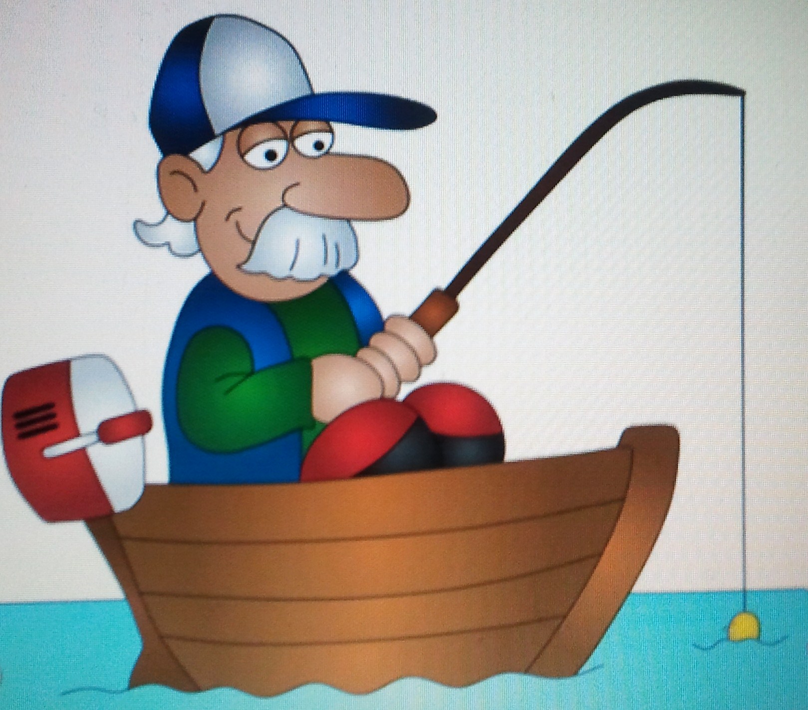 Дедушка ловит рыбу. Мультяшные рыбаки. Мультяшный Рыбак в лодке. Рыбак с удочкой в лодке. Рыбак рисунок.