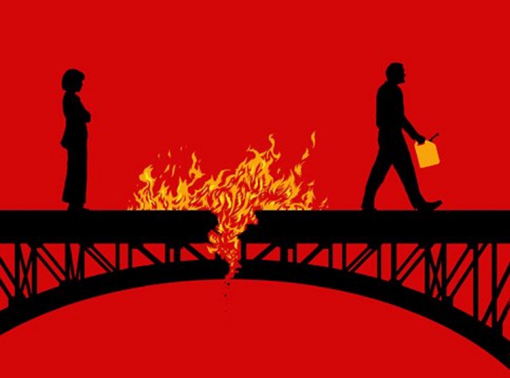 Мосты горят