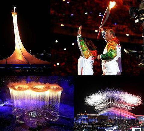 Открытие Олимпиады в Сочи 2014 г