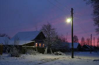 Зима и вечер...