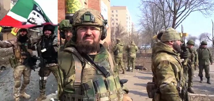 Кадыров опубликовал видео боя на Украине