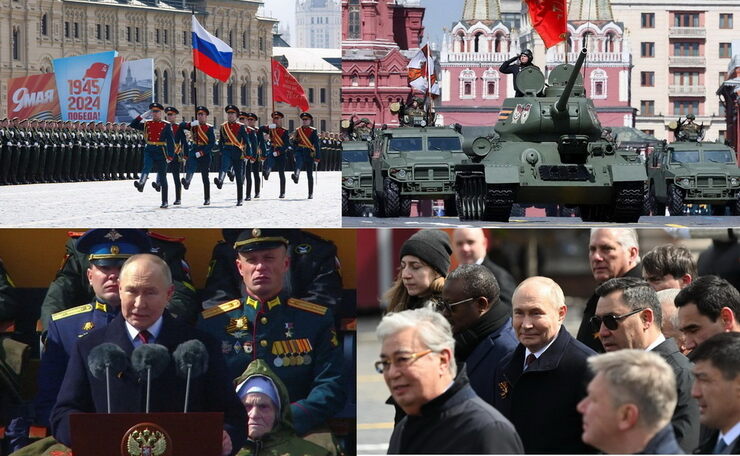 В честь 79-той годовщины состоялся парад Победы! В России