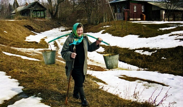 Такая водопроводная сеть на Руси в хуторах