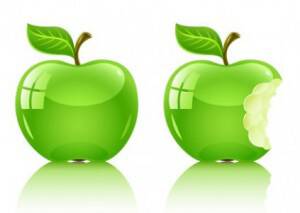 Два яблока