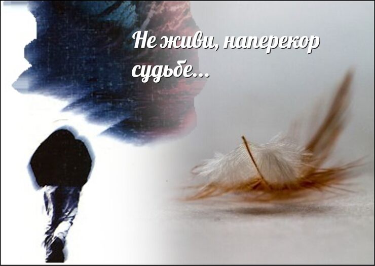 Не живи, наперекор судьбе