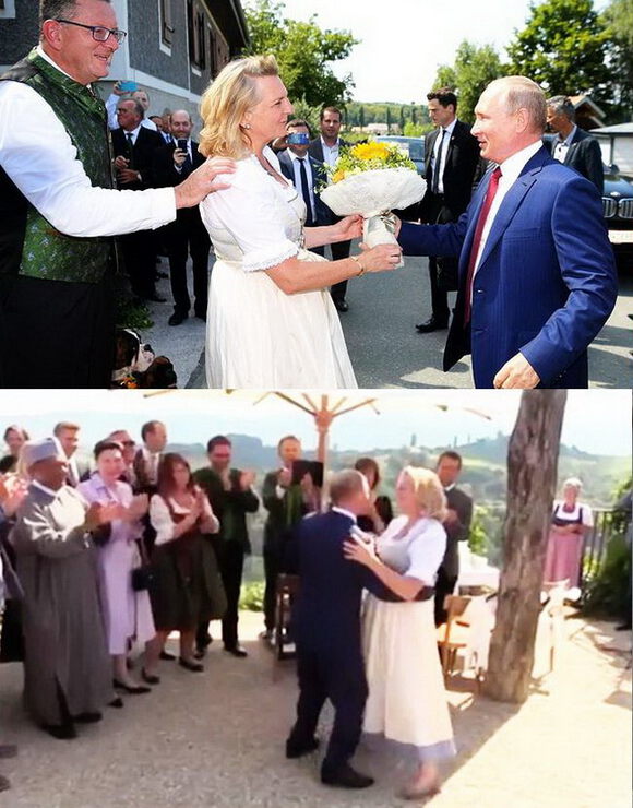 Зажигательный танец Путина на свадьбе