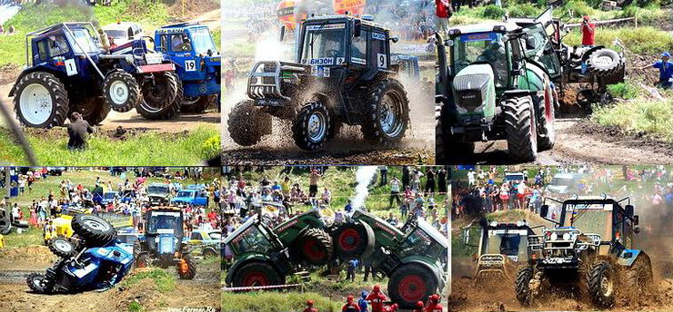 Ежегодные гонки на тракторах Бизон-Трек-Шоу 2015