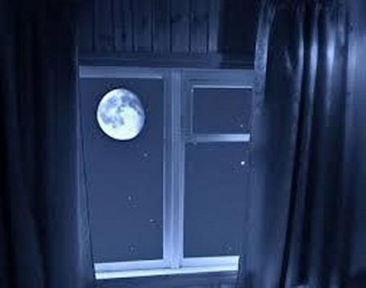 Ночь посмотрит с небес луною