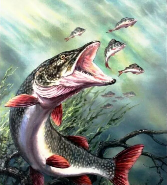 Окунь и щука