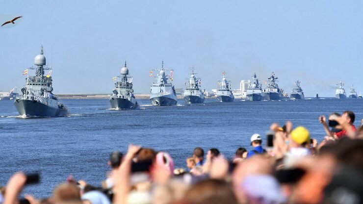 Главный военно-морской парад в Петербурге