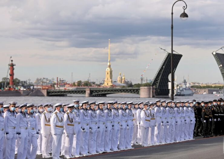 325 лет ВМФ, парад. Парад Победы