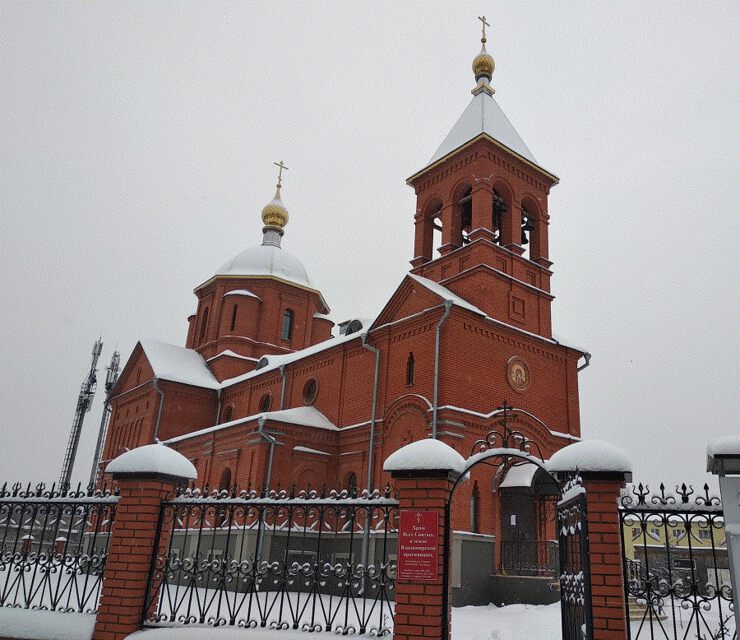 Город Владимир. Всесвятская церковь в Юрьевце