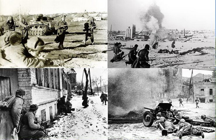 В 1943 г. 14 февраля советские войска освободили Ростов