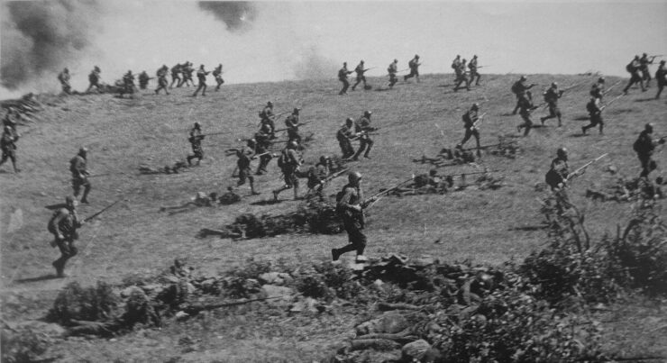 Атака Красноармейцев в мае 1943 года