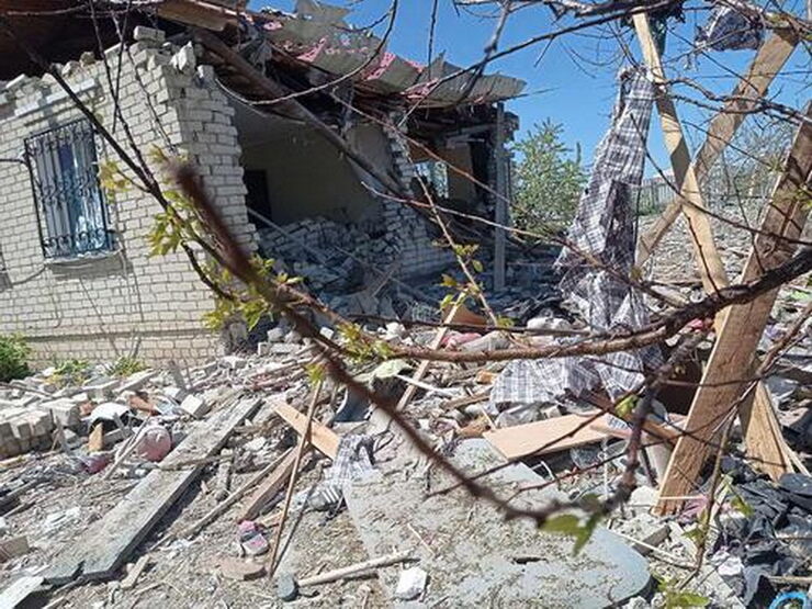 11 мая Село Солохи Белгородского района обстреляли
