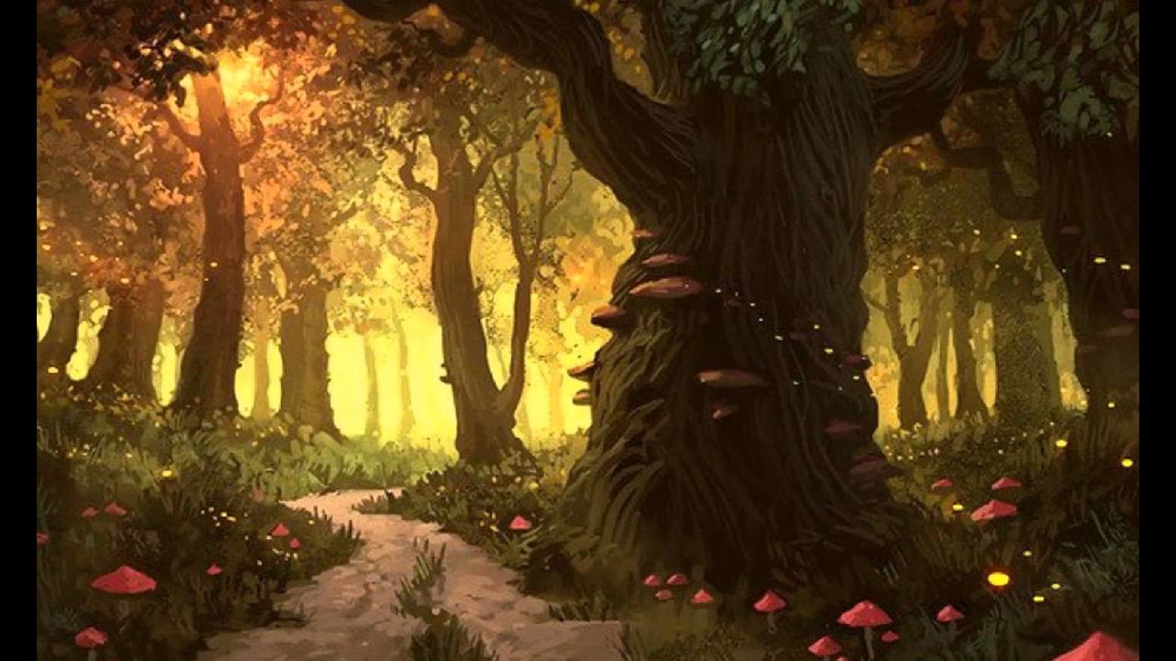 Заколдованное дерево. Дремучий лес из Алисы в стране чудес. Дремучий лес фэнтези арт. Волшебный лес. Сказочные леса.